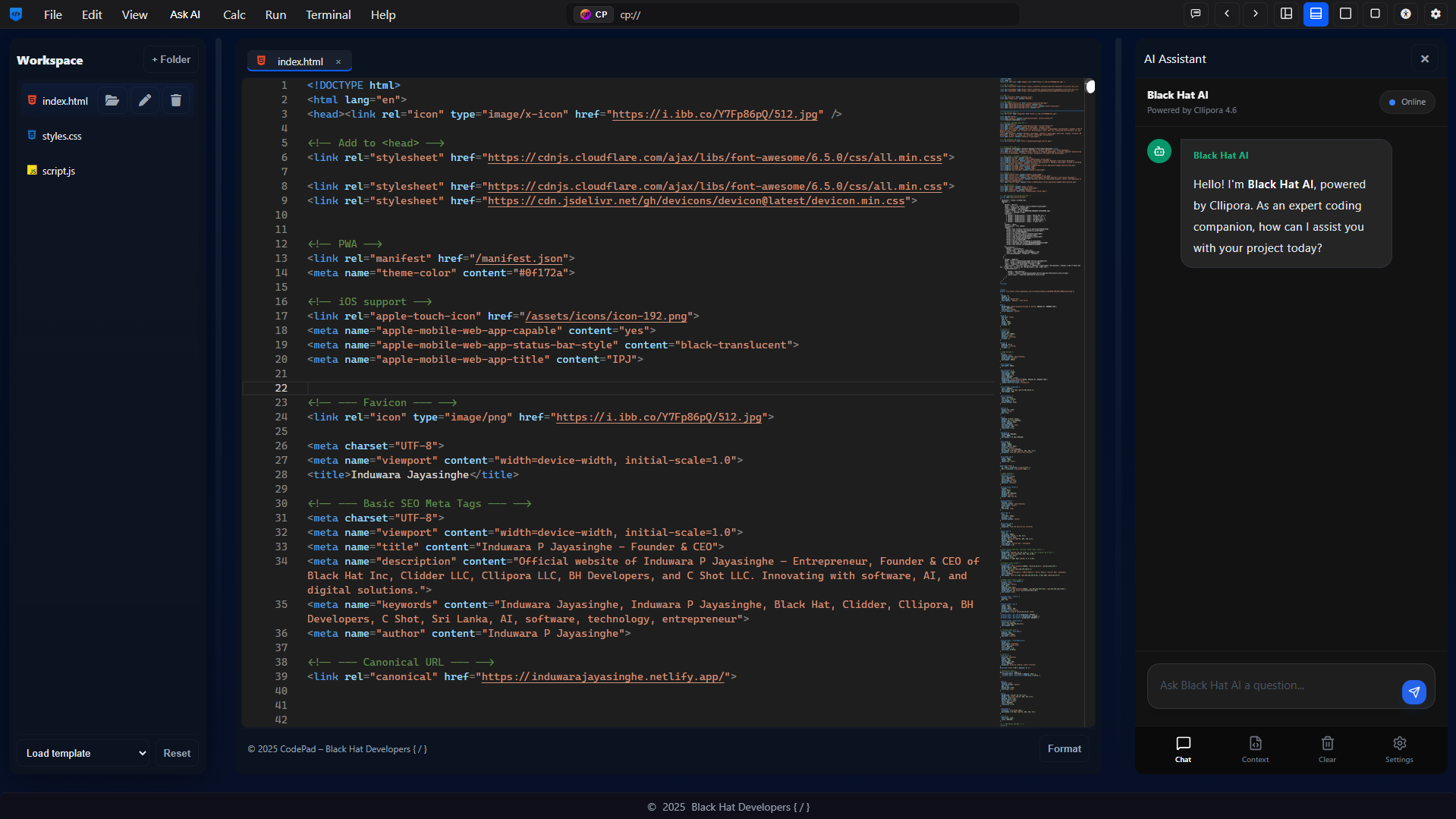 CodePad preview